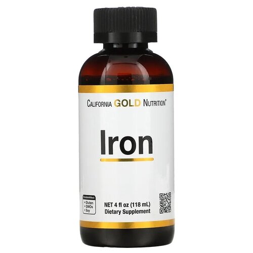  Iron, 4 fl oz (118 ml)   -     , -,   