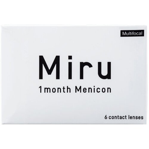 ������ ������ ���������� ����� Menicon Miru 1month Multifocal, 6 ��., R 8,6, D -12, ADD: ������� ����