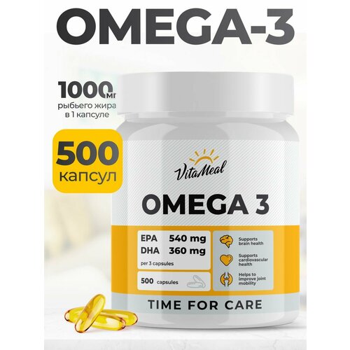   3 1000  VitaMeal Omega 3,  , 500    -     , -,   