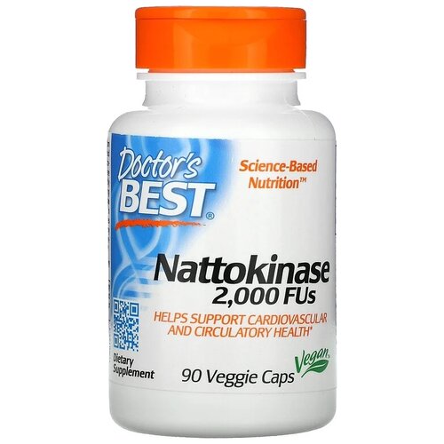 ������ ������ ������� Doctor's Best Nattokinase ���., 60 �, 2000 FUs , 90 ��. ����