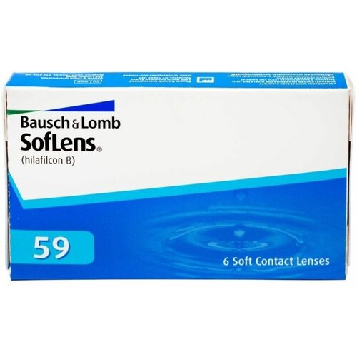    Bausch & Lomb SofLens 59, 6 ., R 8,6, D -0,75   -     , -,   