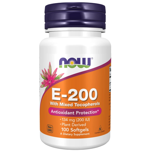 ������ ������ ������� NOW E-200 With Mixed Tocopherols, 70 �, 100 ��, 100 ��. ����
