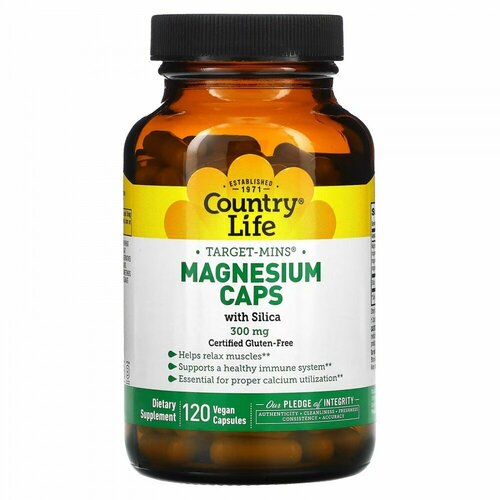 ������ ������ Country Life Magnesium Caps (������ � ��������) 300 �� 120 ���. ������ ����