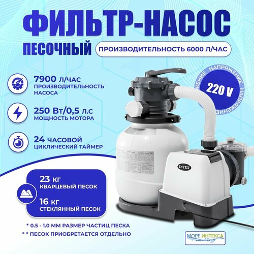 ������ ������ 26646 ����������� ����� �������� 6000 �/� Krystal Clear Sand Filter Pump ����