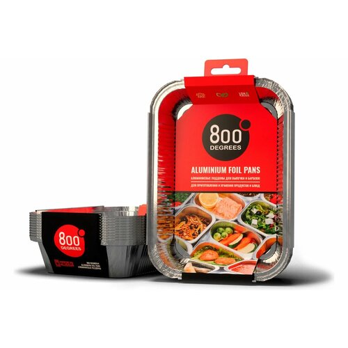 ������ ������ ����������� ������� 800 Degrees Foil Pans M-size, 10 ��. ����