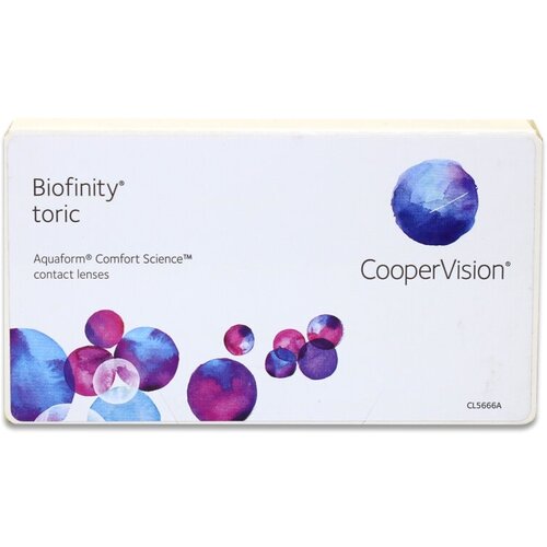 ������ ������ ���������� ����� CooperVision Biofinity Toric., 3 ��., R 8,7, D -3,�CYL:�-1,75,�A�:�170, ����������, 1 ��. ����
