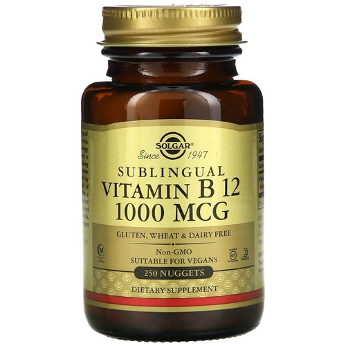 ������ ������ SOLGAR Sublingual Vitamin B12 1000 ��� 1000 ��� 250 ��. 140 � ����