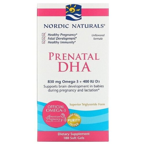  Nordic Naturals Prenatal DHA 180  (Nordic Naturals)   -     , -,   