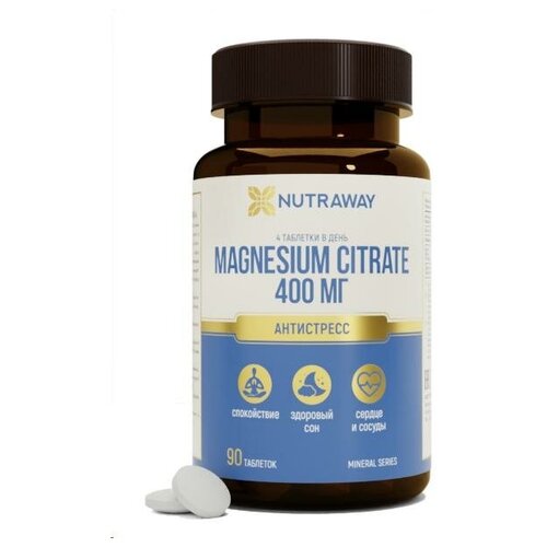 ������ ������ �������� NUTRAWAY Magnesium Citrate, 90 ��. ����