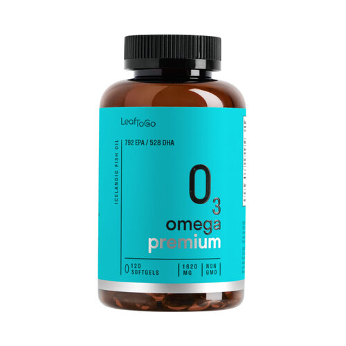 ������ ������ LeafToGo Omega 3 Premium, 1620 ��, 120 ��. ����