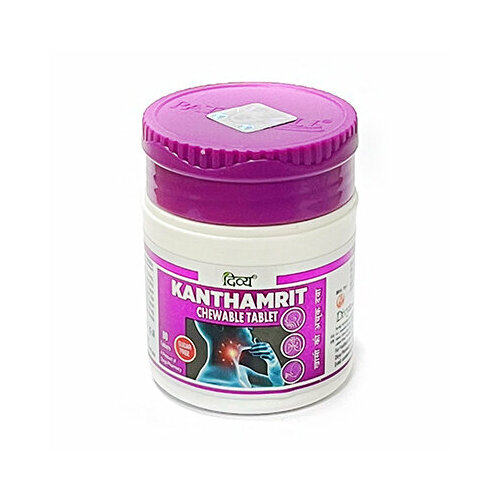           ,   / KANTHAMRIT CHEWABLE SUGAR FREE TABLET DIVYA, 80 .   -     , -,   