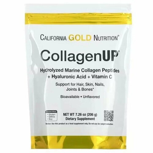 ������ ������ ���, California Gold Nutrition CollagenUP, ���������� ��������, 206 �� ����