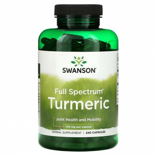  Swanson Full Spectrum Turmeric (  ) 720  240    -     , -,   