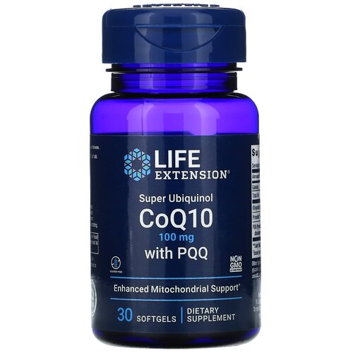   Life Extension Super Ubiquinol CoQ10 with PQQ, 50 , 100 , 30 .   -     , -,   