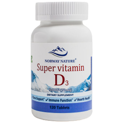 ������ ������ ������� D Norway Nature Super Vitamin D3 10000IU 120 ���. ����
