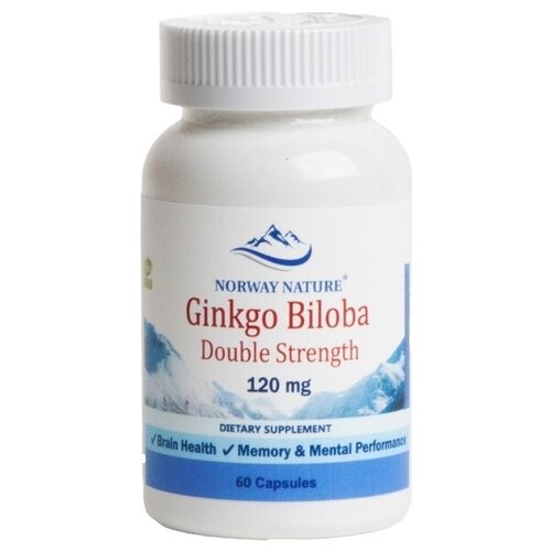      Norway Nature Ginkgo Biloba Double Strength 120 mg (60 )   -     , -,   