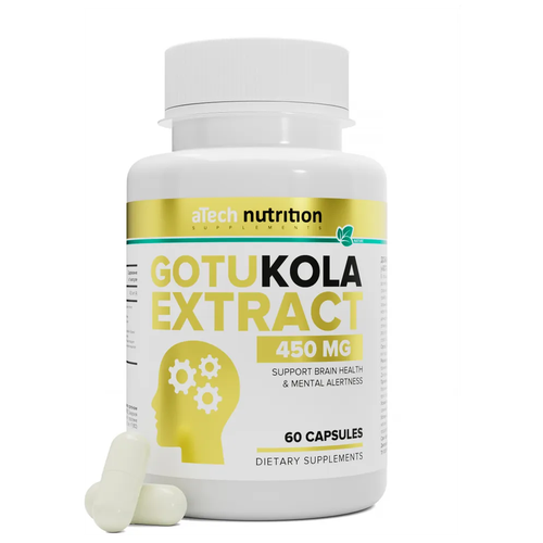   aTech Nutrition Gotu Kola Extract, 450 , 60 .   -     , -,   