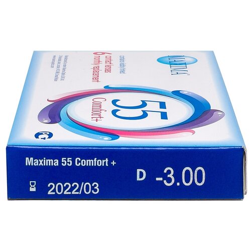    Maxima 55 Comfort Plus, 6 ., R 8,6, D -3, , 1 .   -     , -,   