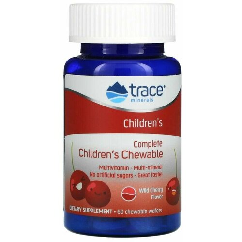 ������ ������ ���������-����������� �������� ��� �����, Trace Minerals Complete Children's Chewable 60 ����������� ����. ����