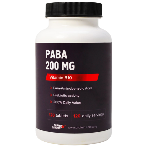 ������ ������ ������� PROTEIN.COMPANY PABA ������������������ �������, 90 �, 250 ��, 120 ��. ����