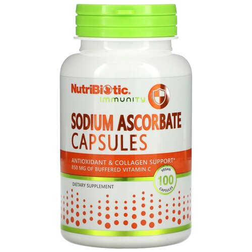   NutriBiotic Sodium Ascorbate capsules, 153 , 150 , 100 .   -     , -,   