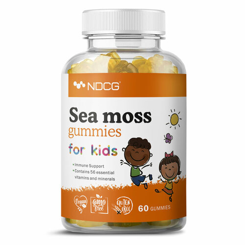 ������ ������ ���������� ��� NDCG ���������������� �������� ��� �����, Sea moss for kids, �� ������ ���������, 60 ����������� ������, 3 �������� ����