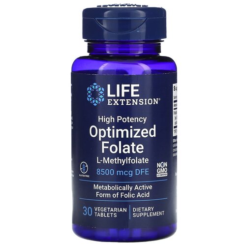   Life Extension Optimized Folate, 50 , 30 .   -     , -,   