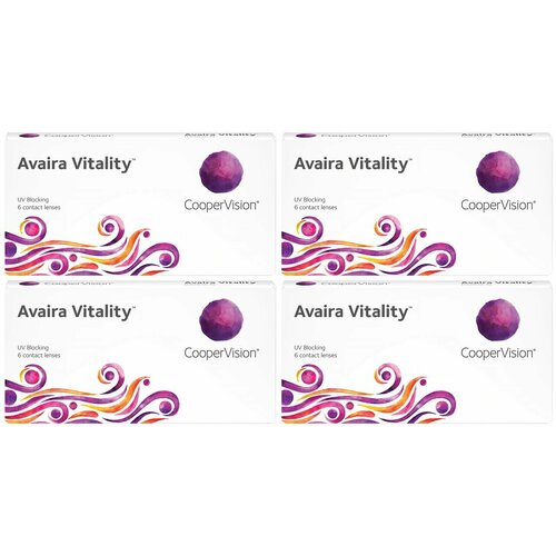 ������ ������ ���������� ����� CooperVision Avaira Vitality, 6 ��., R 8,4, D -3,75, 4 ��. ����
