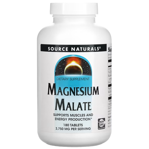   Source Naturals Magnesium Malate, 390 , 180 .   -     , -,   