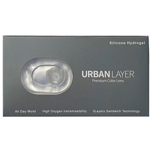 ������ ������ ���������� ����� Urban Layer Color Lens D 14.0, 2 ��., R 8,6, D -2,75, Maldives Green, 1 ��. ����