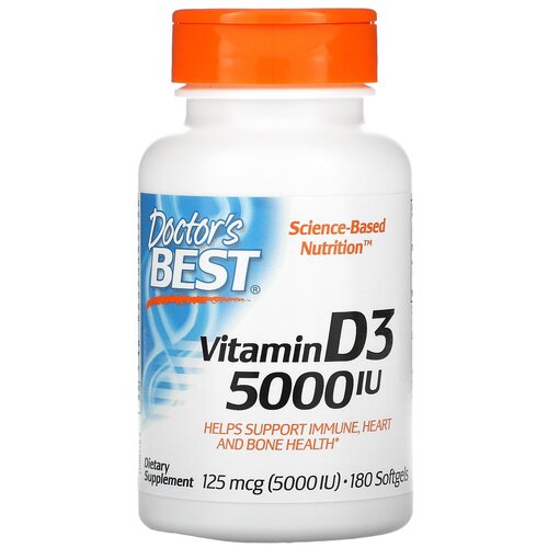  Doctor's Best Vitamin D3 ., 5000 , 70 , 180 .   -     , -,   