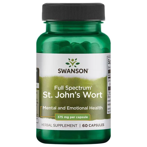  Swanson Full Spectrum St. John's Wort (   ) 375  60    -     , -,   