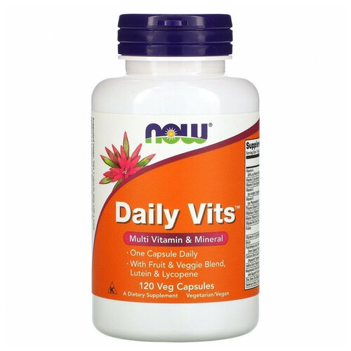  NOW Foods, Daily Vits,   , 120     -     , -,   