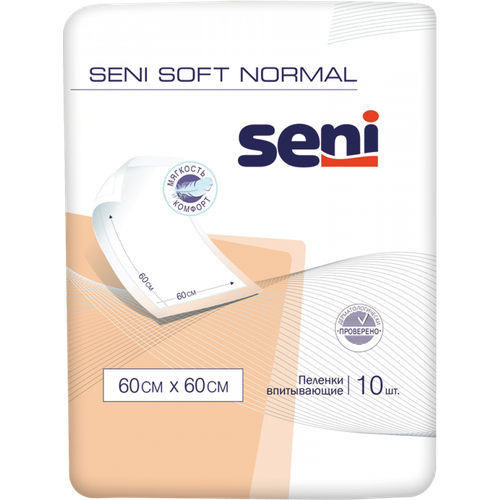 ������ ������ ������� ����������� ����������� Seni Soft Normal 60 x 60 ��, 10 ��. ����