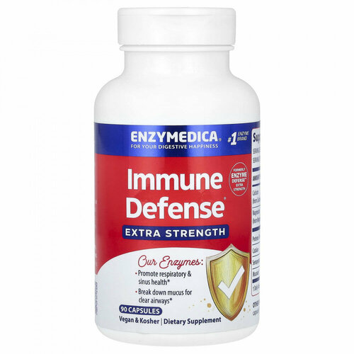 ������ ������ Enzymedica, Immune Defense, ������� ��� ���������� ���������� � ���������� ����� ��������, 90 ������ ����