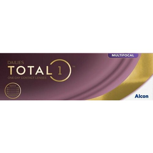 ������ ������ ����������� ���������� ����� Alcon Dailies Total1 Multifocal, 30 ��., R 8,5, D -4,75, ADD: ������, 1 ��. ����