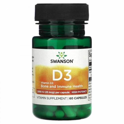 ������ ������ Vitamin D3 Higher Potency, 1000 ME, 90 ��, 50 �, 60 ��. ����