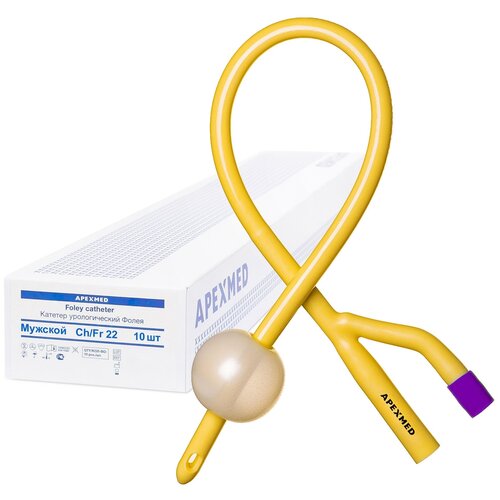 ������ ������ ������� ����� ������������� Apexmed ������� Ch/Fr 22, �����������, 10 �� ����