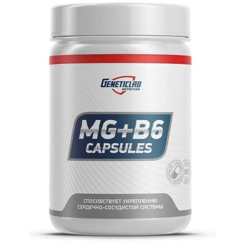    Geneticlab Nutrition Magnesium + B6 (60 )   -     , -,   