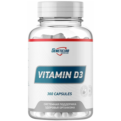 ������ ������ Geneticlab Nutrition Vitamin D3 (360 ������), 100 �, 360 ��. ����