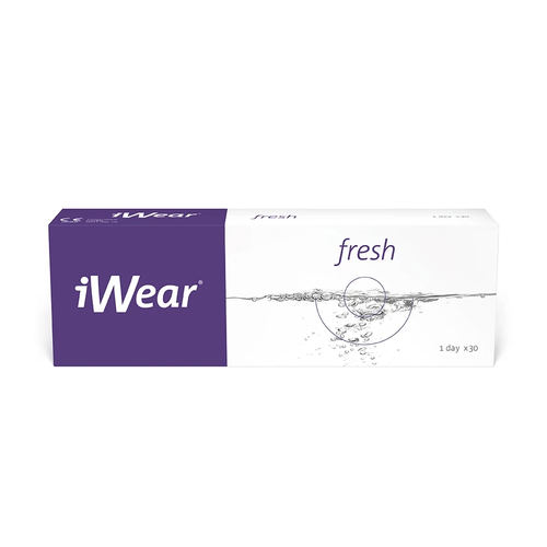������ ������ ���������� ����� iWear Fresh, 30 ��., R 8,7, D -0,75 ����