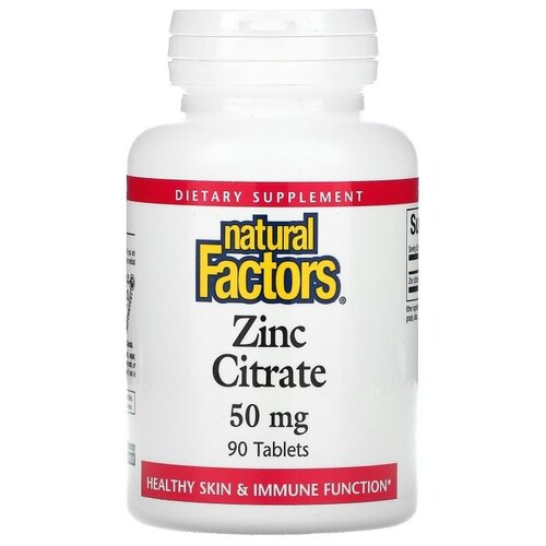 ������ ������ �������� Natural Factors Zinc Citrate, 70 �, 50 ��, 90 ��. ����