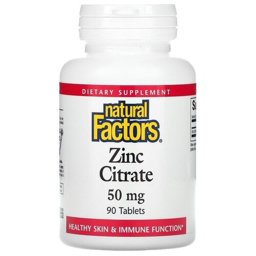   Natural Factors Zinc Citrate, 70 , 50 , 90 .   -     , -,   