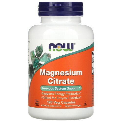 ������ ������ NOW Foods, Magnesium Citrate, ������ ������, 120 �������������� ������ ����