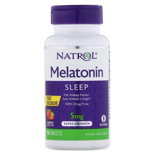    Natrol Melatonin Fast Dissolve, 100 , 5 , 90 .   -     , -,   