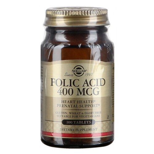 ������ ������ Solgar Folic Acid ���., 400 ���, 60 �, 100 ��. ����