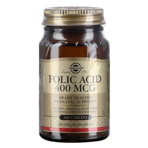  Solgar Folic Acid ., 400 , 60 , 100 .   -     , -,   