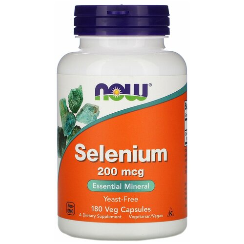 ������ ������ NOW Foods Selenium 200 mcg - ����� 180 �������������� ������ ����