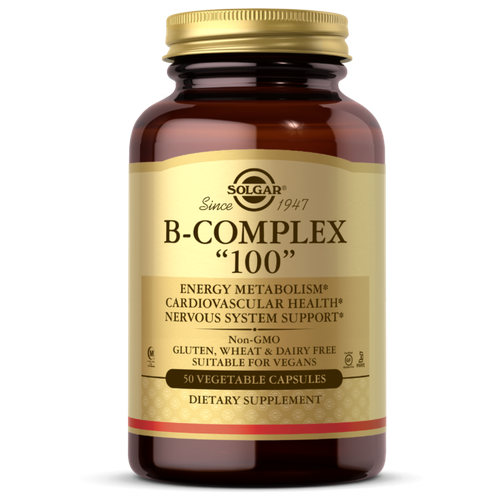   SOLGAR B-Complex 100, 50 .   -     , -,   