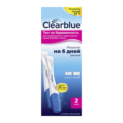 ������ ������ ���� �� ������������ Clearblue Ultra, 2 ����� ����